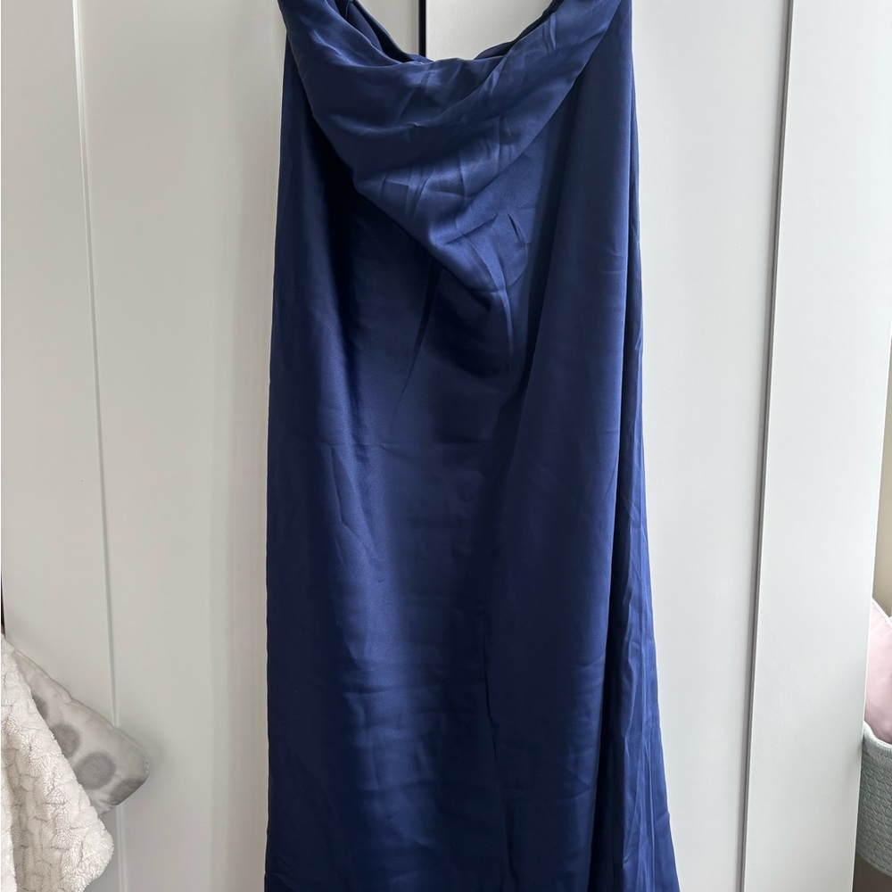 Mari Navy Long Skirt